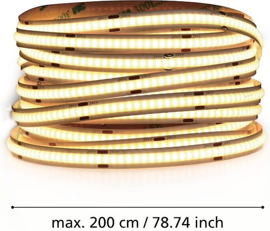 Eglo Ταινία LED Θερμό Λευκό Φως Τύπου COB
