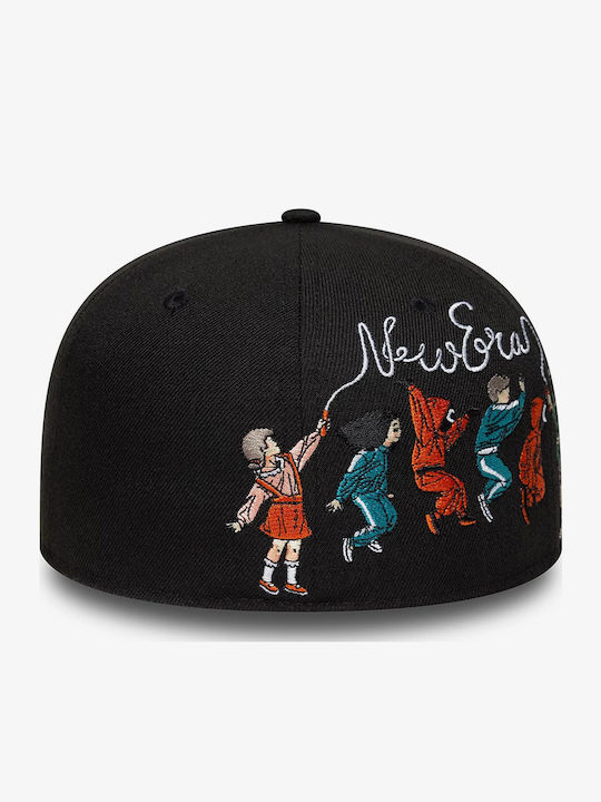 New Era Männer Squid Game Rear Hit 59fifty Fitted Kappen Schwarz 60766452