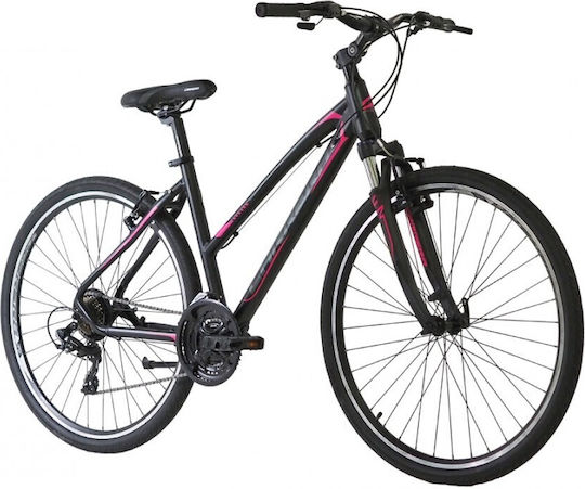 Carrera T2000 Vb Trk 28" 2025 Schwarz Fahrrad Trekking mit 21 Geschwindigkeiten