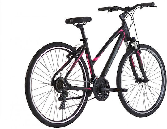 Carrera T2000 Vb Trk 28" 2025 Schwarz Fahrrad Trekking mit 21 Geschwindigkeiten