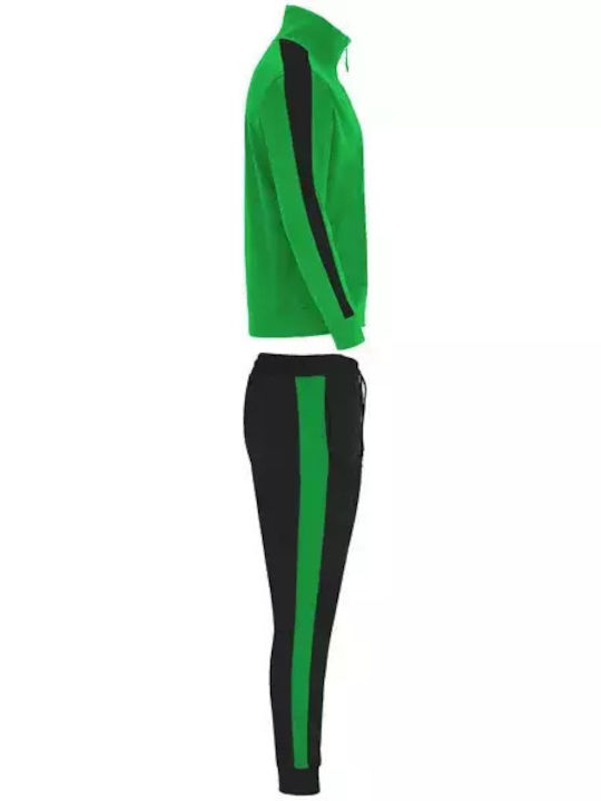 Roly Men's Promotional T-Shirt Ferngreen/Black