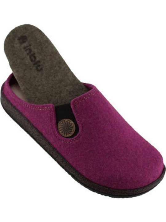 Women's Slippers Burgundy G-NL04(NL10)