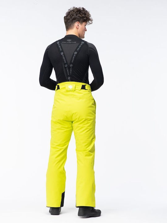Iguana 92800621865 Men's Trousers for Ski & Snowboard Yellow