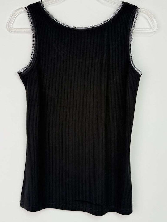 Women's Sleeveless T-Shirt Black
