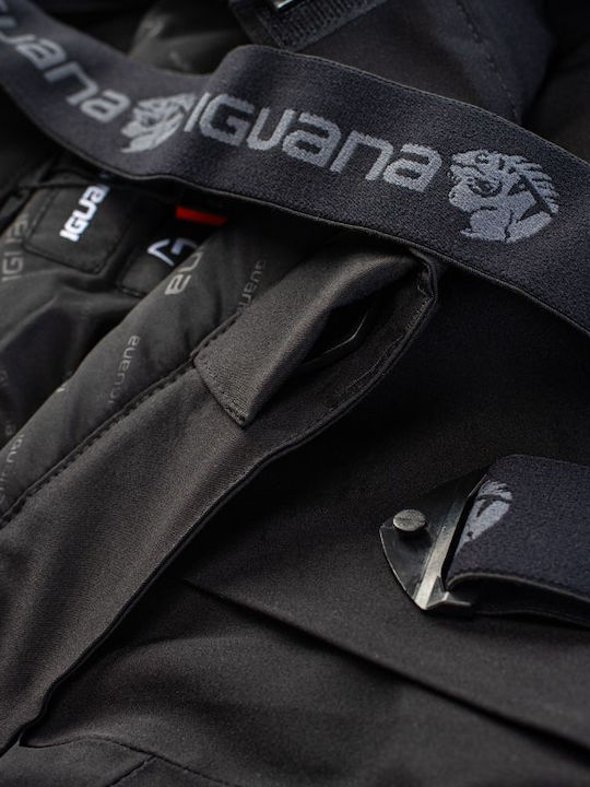 Iguana 92800621855 Ανδρικό Παντελόνι Σκι & Snowboard Μαύρο