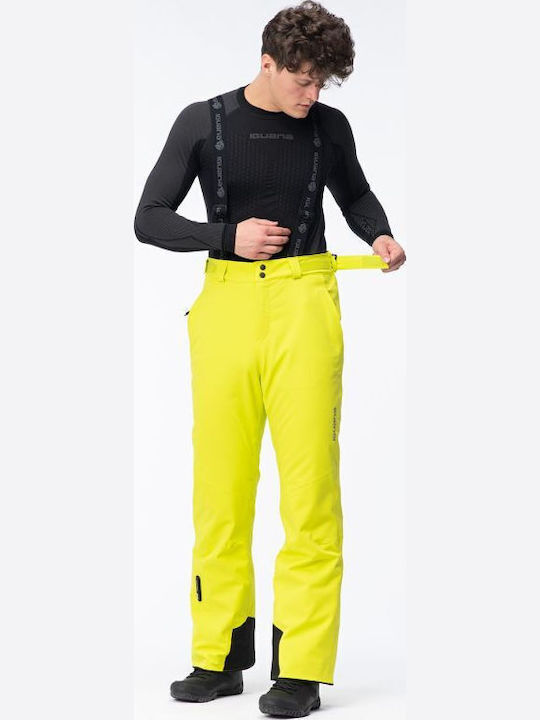 Iguana 92800621865 Men's Trousers for Ski & Snowboard Yellow