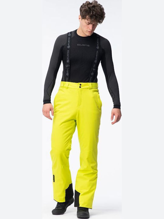 Iguana 92800621865 Men's Trousers for Ski & Snowboard Yellow