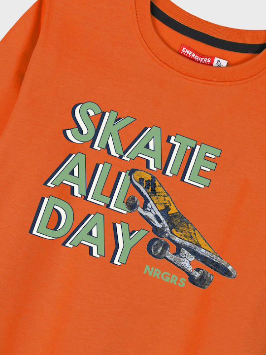 Kids Sweatpants Set BLACK 2pcs Skate All Day