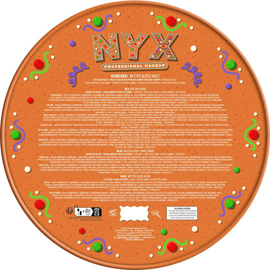 NYX Professional Makeup Gingerbaddie Land Makeup Set for the Lips 10pcs