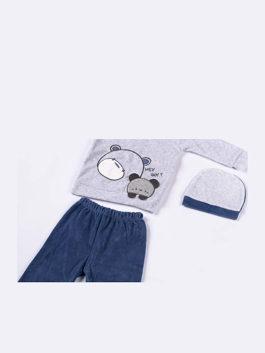 Kinder Sweatpants Set - Jogginganzug Grey-blue