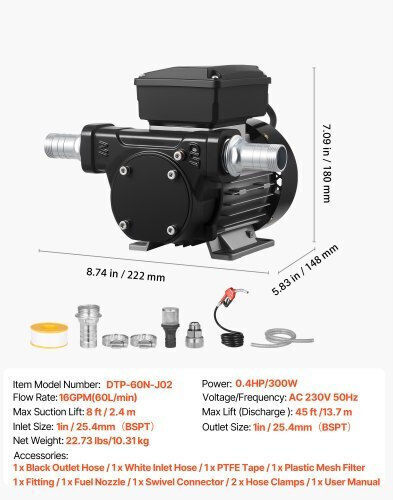 Vevor Transfer Pump