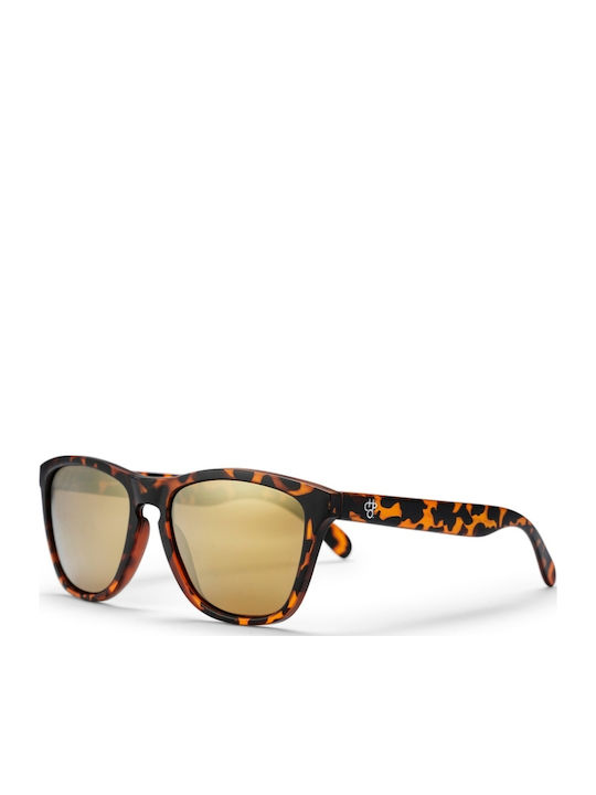 Chpo Bodhi Men's Sunglasses with Brown Plastic Frame and Brown Lens