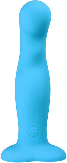 Virgite Klassisch Vibrator mit Fernbedienung 4cm Hellblau