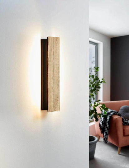 Eglo Zubialde Modern Wall Lamp Brown 36x8cm