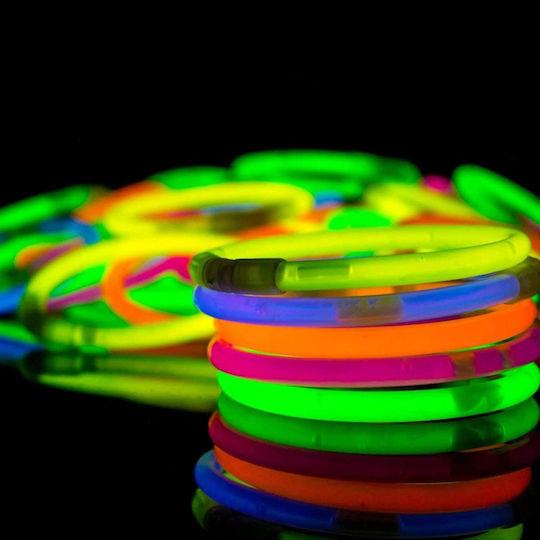Set 50 Glow-in--dark Bracelets Zola 20 Cm Length Multicolored
