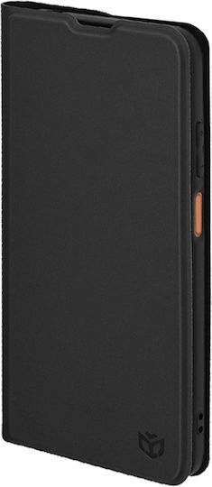 Techsuit Magskin Book Silicone / Synthetic Leather Black (Moto G15)