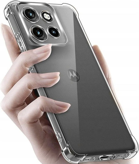 Techsuit Power Stoßstange Silikon Transparent (Moto G86)