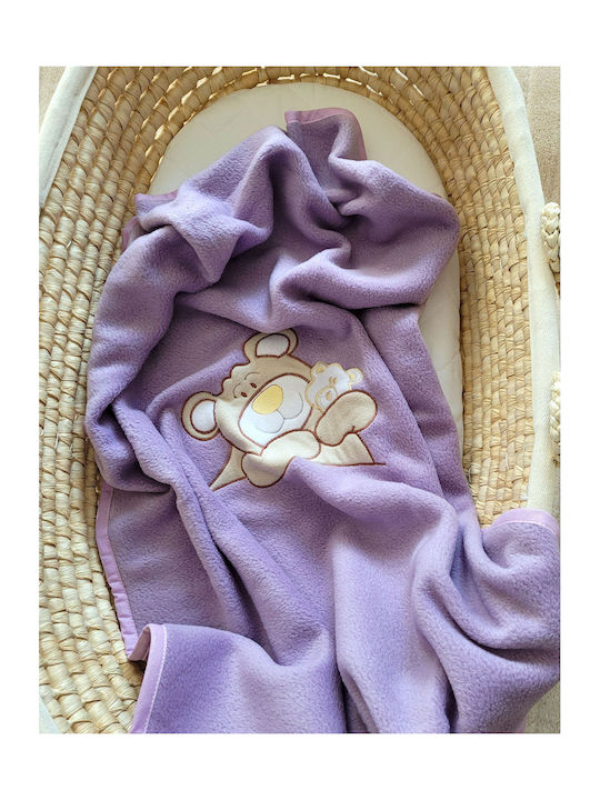 My Sweet Baby Κουβέρτα Fleece Μωβ