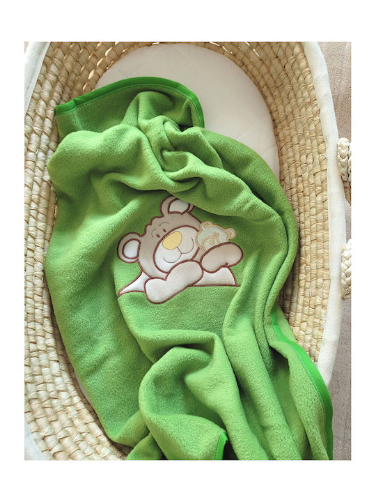 My Sweet Baby Κουβέρτα Fleece Πράσινη