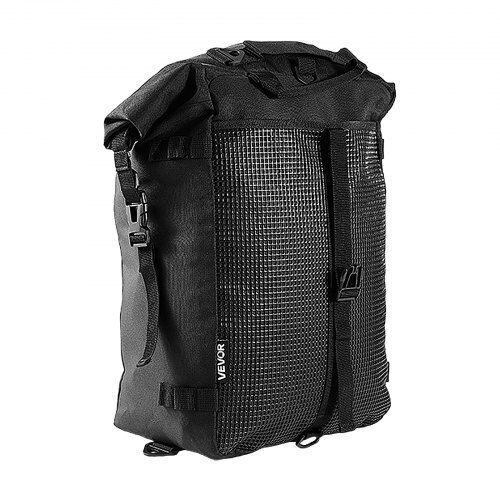 Vevor Waterproof Motorcycle Tail Bag 30lt Black