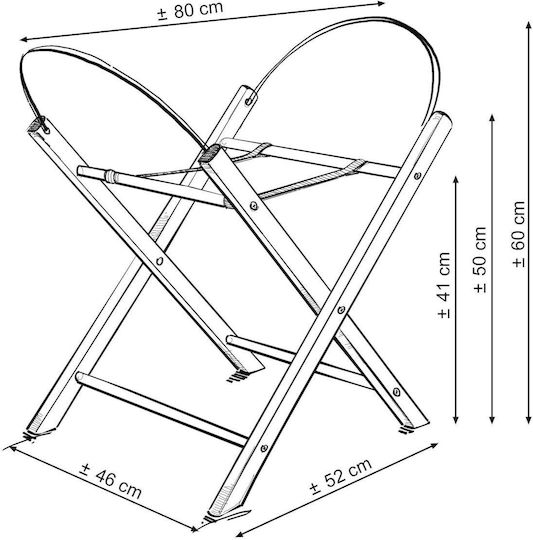 My Sweet Baby Baby Moses Basket with Stand