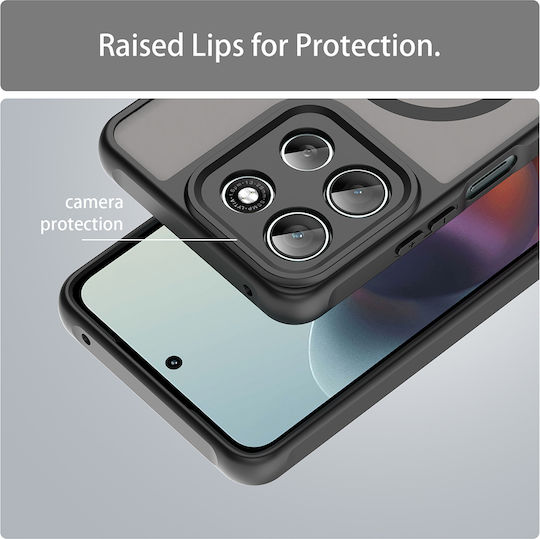 Techsuit Halofrost Ii Back Cover Πλαστικό Μαύρο (Moto G86)