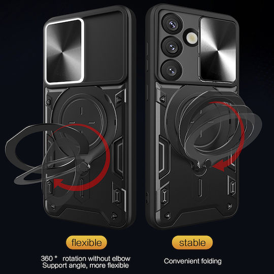 Techsuit Camguard Back Cover Silicone Black (Oppo A5 Pro)