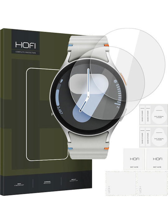 Hofi Glass Pro+ 2-pack Tempered Glass for the Galaxy Watch 4 / 5 / 6 / 7 (44mm) 2pcs
