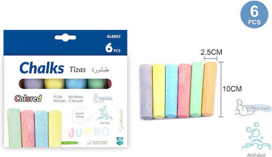 Bunte Kreiden Jumbo 10er – Set Mit 6 Stück