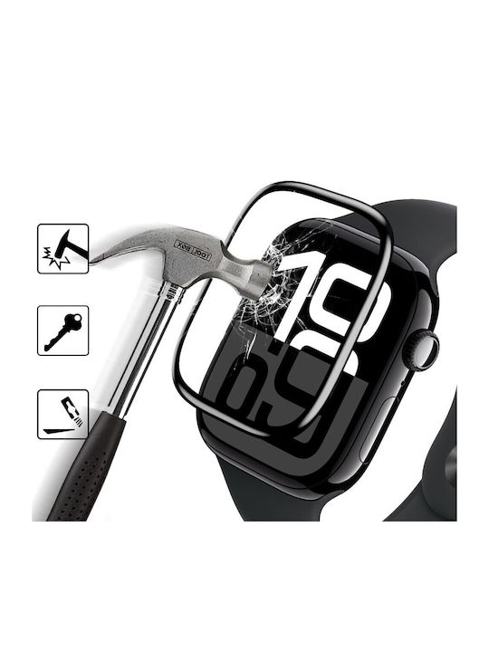 Hofi HYBRID PRO+ Vollflächig gehärtetes Glas für das Garmin Forerunner 965 1Stück