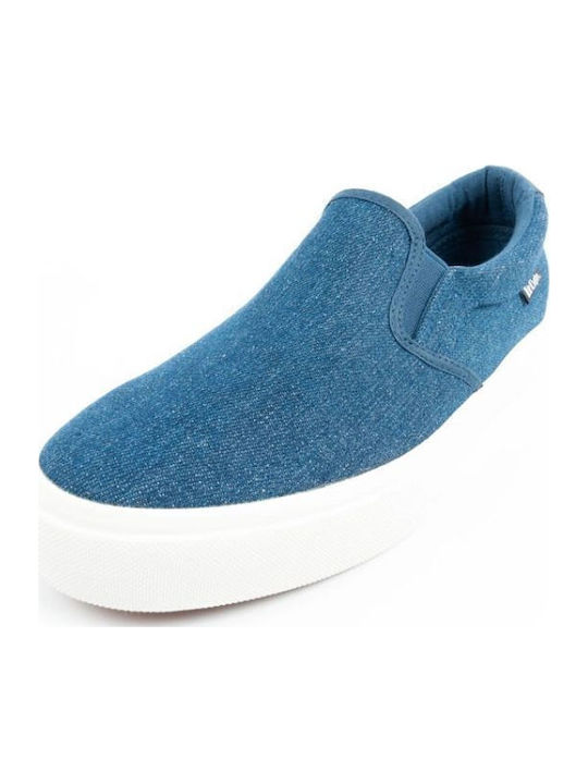 Πάνινα Ανδρικά Slip-On Μπλε