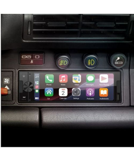Ampire Cpr60 1 DIN Auto-Audiosystem mit Apple CarPlay und Android Auto