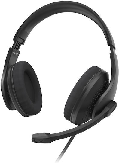 HAMA Auf dem Ohr Multimedia-Headsets mit Mikrofon und Verbindung USB-A in Schwarz Farbe 00139935