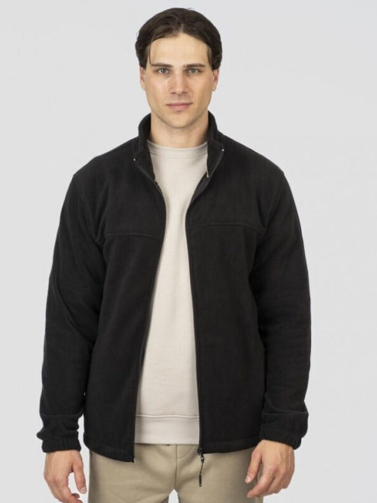 Herren Fleecejacke Black