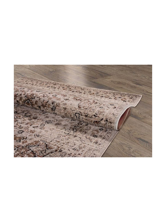 Estia Χαλί Ορθογώνιο Light Brown White 133x190cm