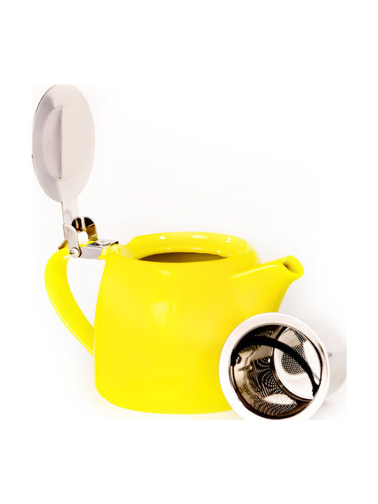 Madras Teapot Porcelain Yellow 500ml