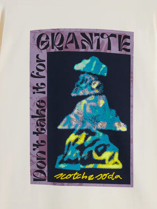 Artwork T-shirt Λευκό