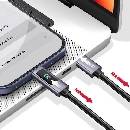 Swissten 3a Usb-c To Usb-c Cable 60w Power Delivery 1m Black