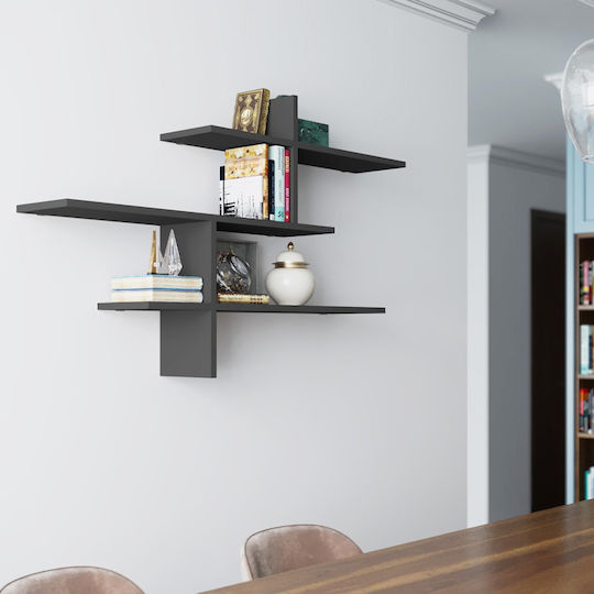 Hermes Wall Shelf Anthracite 123x22x80cm GP037-0025 1