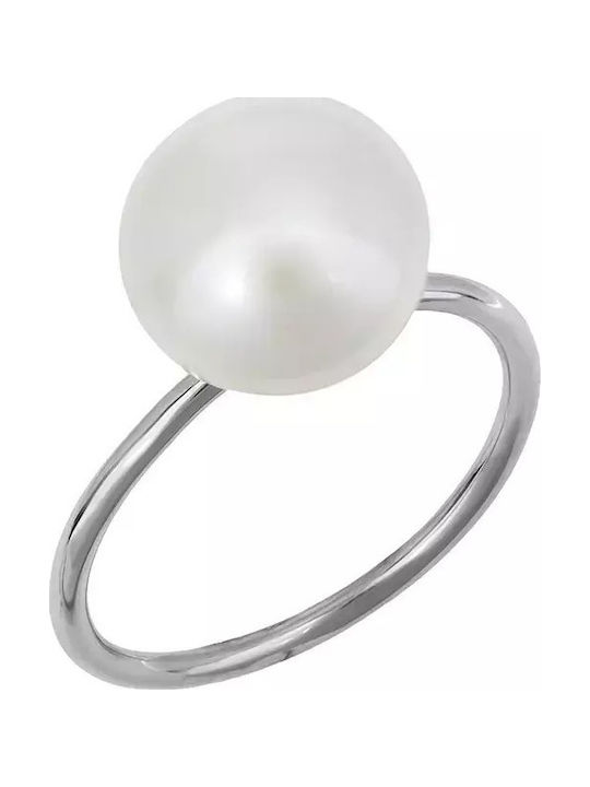 Damentagring Weißgold 14K