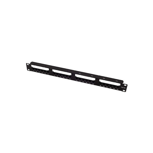 Patch Panel Cat6a 24 Locuri 1u Power On Pp-c6a-u24 Utp Organizare Cablu