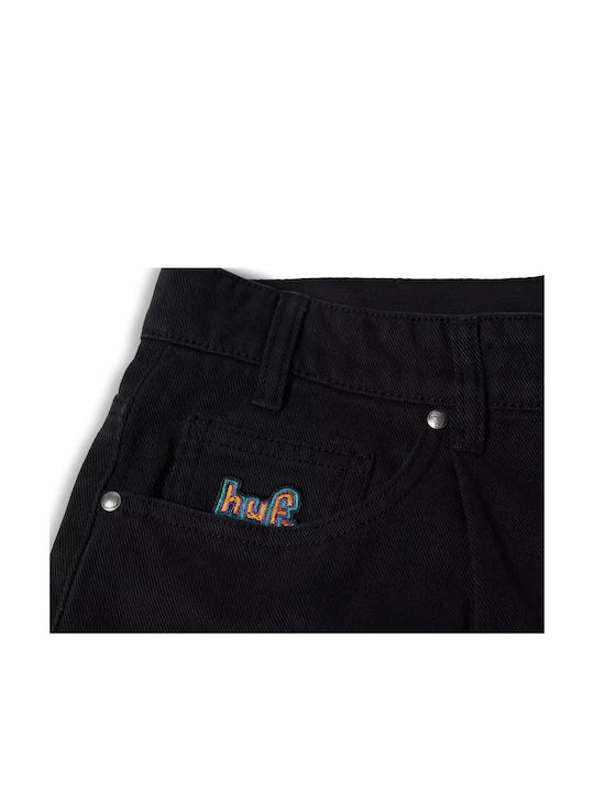 Ανδρικό Παντελόνι Τζιν με Loose Tapered Εφαρμογή Black/Copper