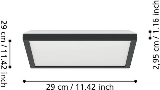 LED-Panel Rovito X 29x29x3cm N 901442