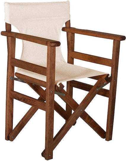 Megapap Director Chair Cover Ecru 44x80cm