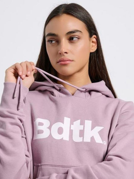 Women's Sweatshirt Hooded Pink