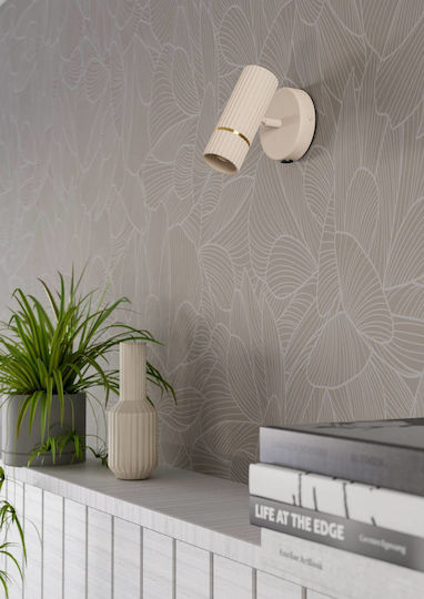 Eglo Caminia Modern Wall Lamp with GU10 Socket White 11x15.5cm
