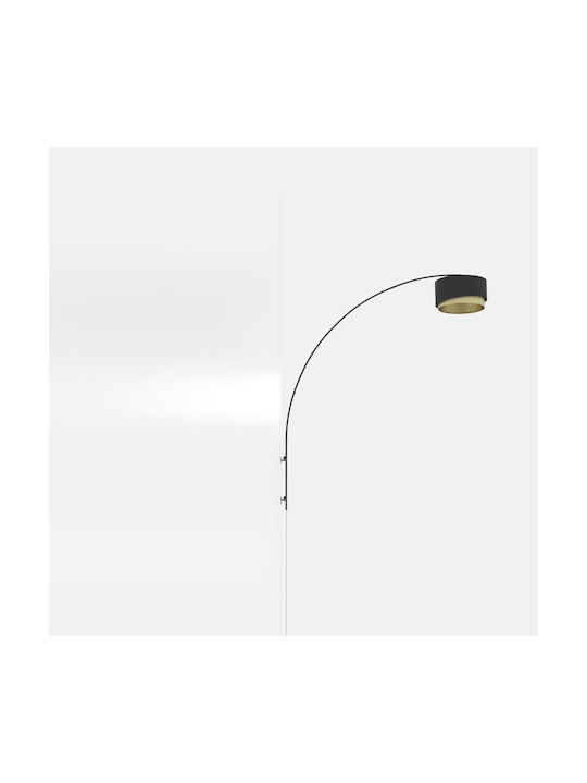 Eglo Modern Wall Lamp with E27 Socket Black 45x183x189cm