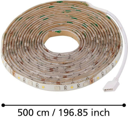 Eglo Ταινία LED 220V RGB Φως 5m με Τροφοδοτικό & Τηλεχειριστήριο