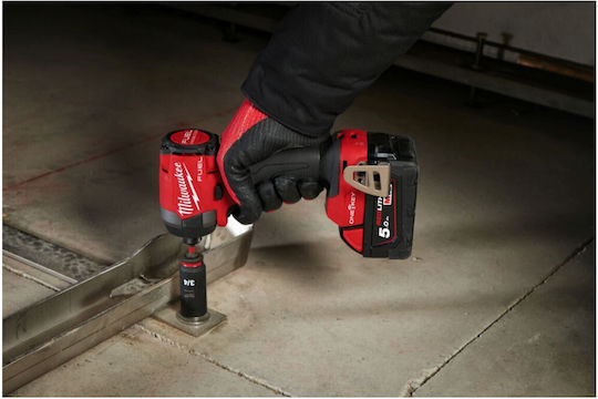 Milwaukee 4933493244 Set Bohrschrauber & Schraubenzieher 18V mit 2 Batterien 5Ah und Hülle