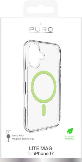 Puro Back Cover Σιλικόνης / Πλαστικό 1mm Διάφανο (iPhone 17)